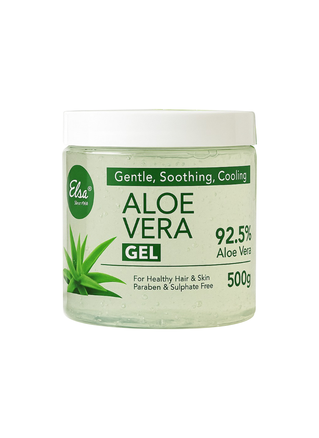ELSA Pure Aloe Vera Gel, Enriched with 92.5% Pure Aloe Vera Extract