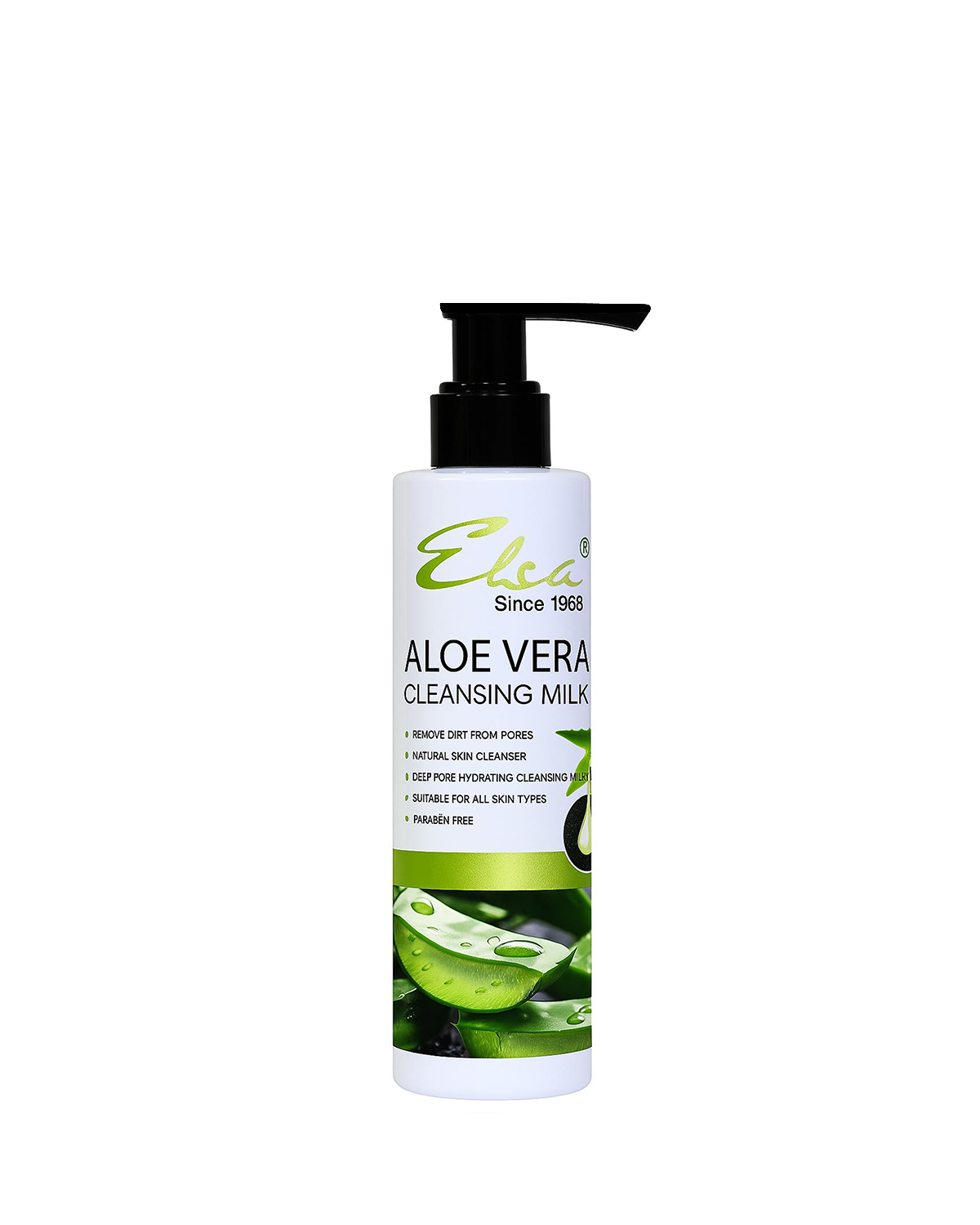 Elsa Aloe Vera Cleansing Milk enriched with Natural Aloe Vera Extract.