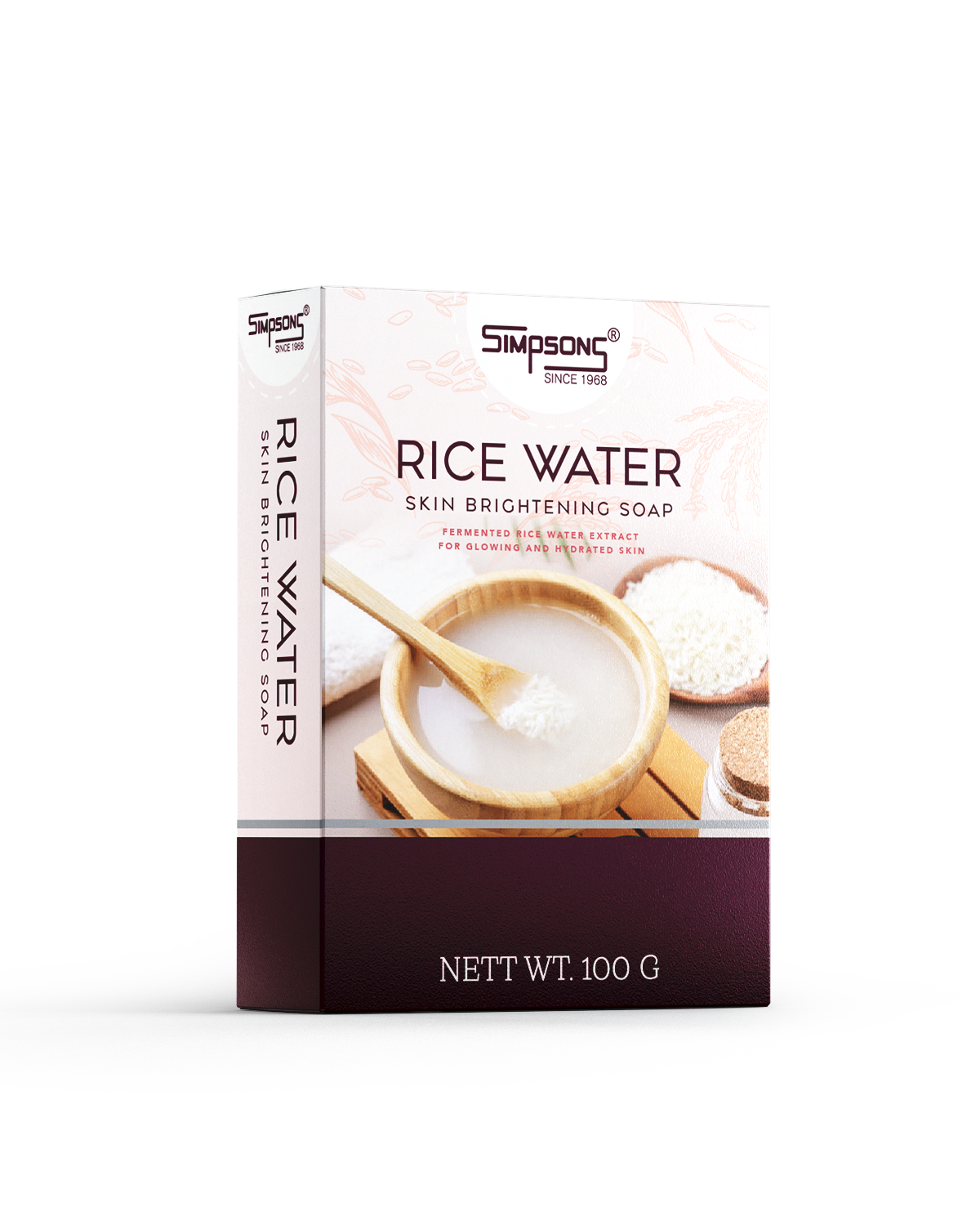 Simpsons Rice Water Skin Brightening Handmade Soap