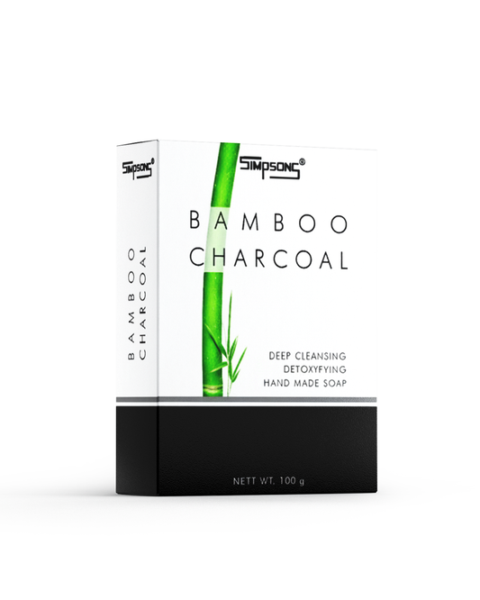 Simpsons Activated Bamboo Charcoal Handmade Soap