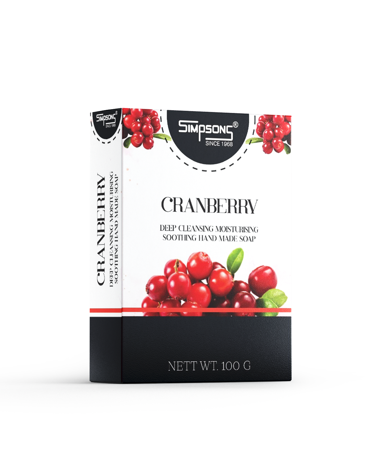 Simpsons Cranberry Handmade Soap