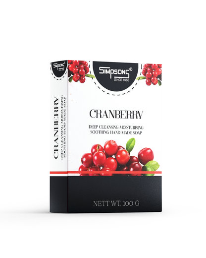 Simpsons Cranberry Handmade Soap