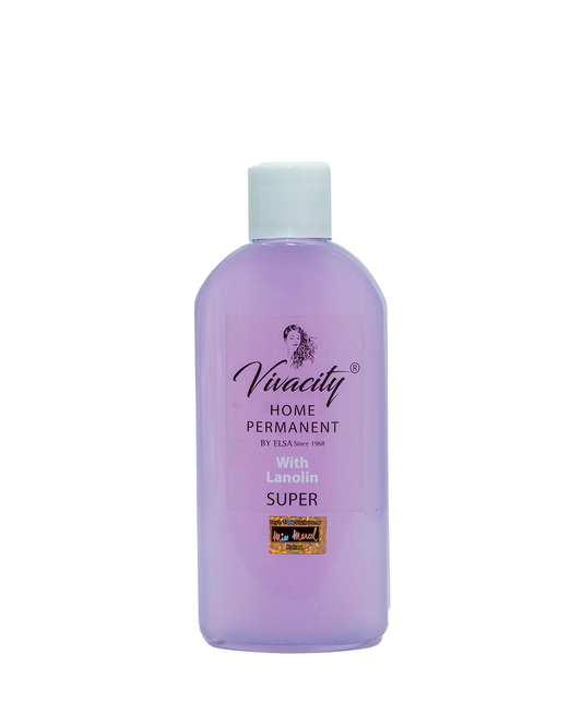 Vivacity Home Permanent - hair perming lotion for permanent hair curling and straightening with lanoline for smooth finish- Professional's Choice