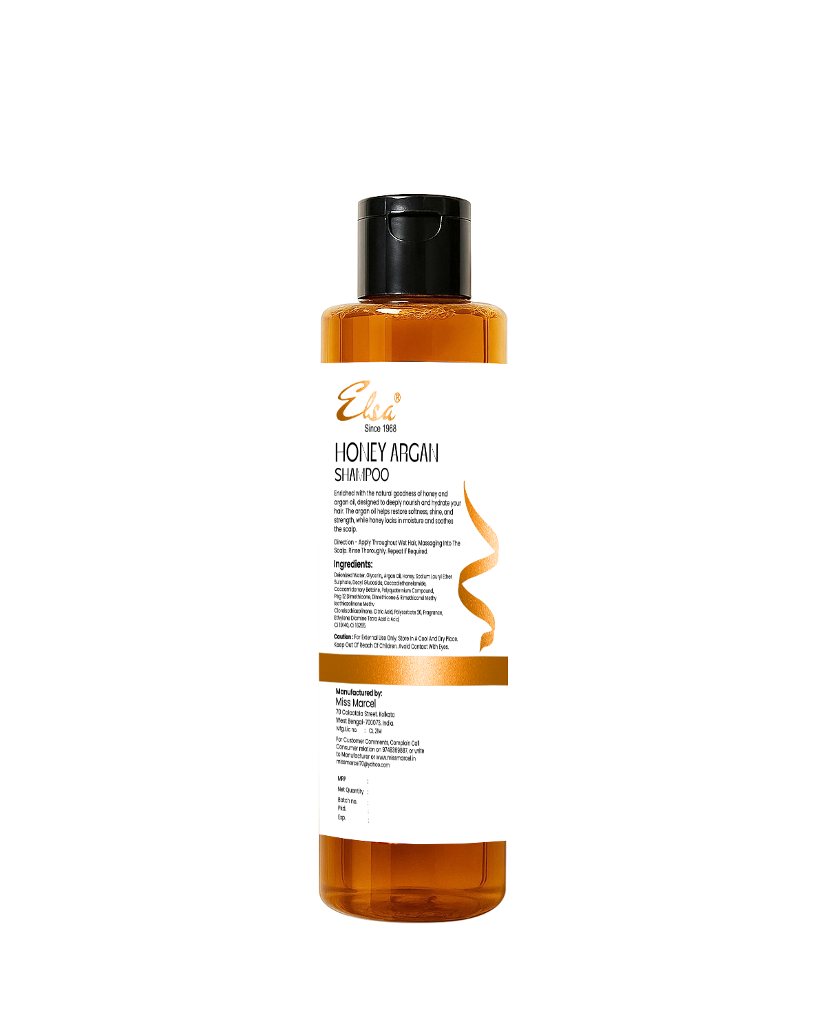 Elsa Honey Argan Shampoo for Deep Hydrated Hair